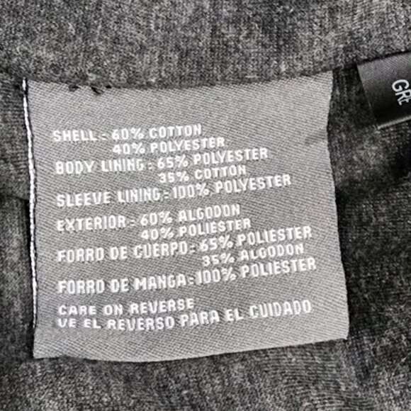 NEW (no tags) Kenneth Cole Reaction Belted Peacoat | Cotton Poly Blend (Large) - Picture 4 of 6